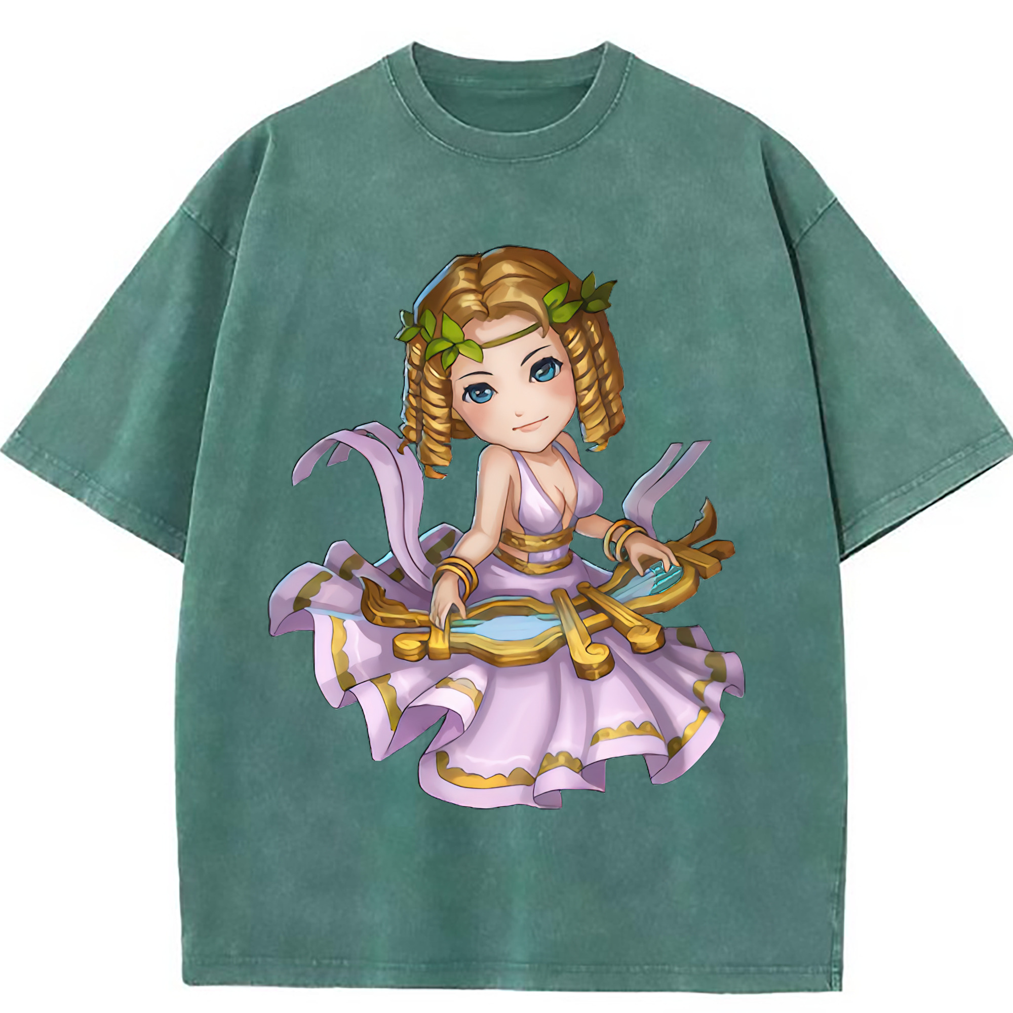 （画像用） リーグ・オブ・レジェンド League of Legends LOL 綿100% ヴィンテージ風 半袖Tシャツ（フロントプリント）
